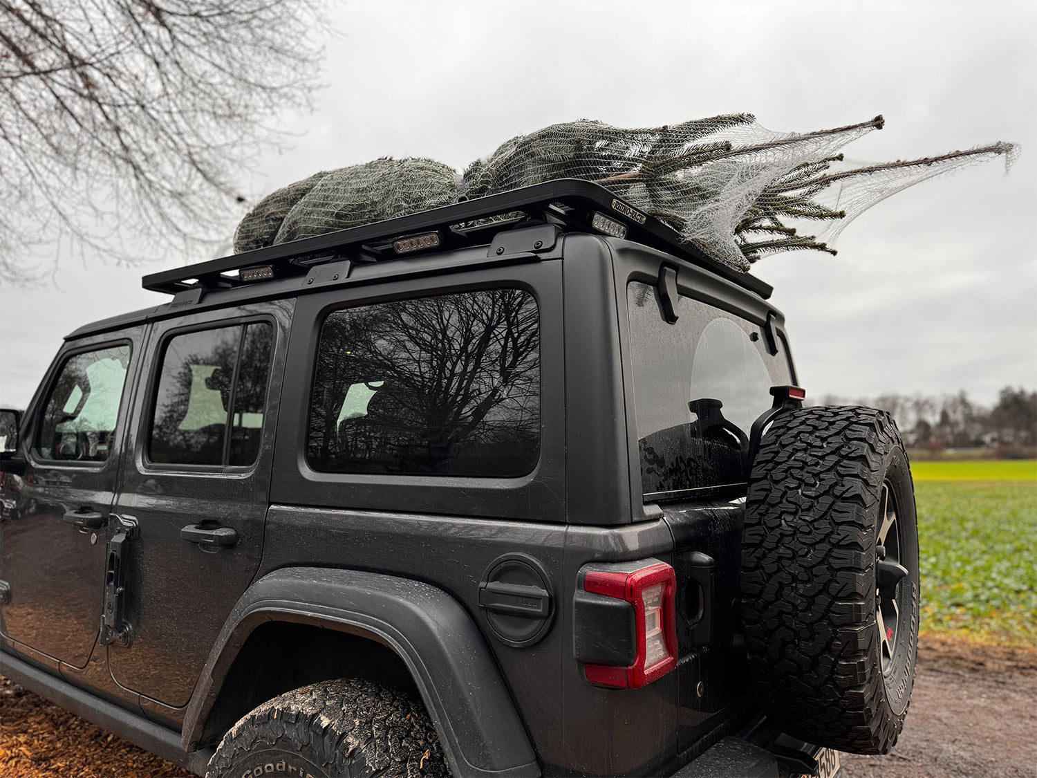 How to secure a Christmas tree on the roof of a car PAXSON & CO