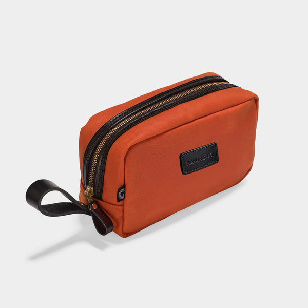 Croots Vintage Canvas Wash Bag - Kulturbeutel - orange