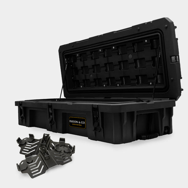 Offroad Camping Box 95L - black mit Quick Release System