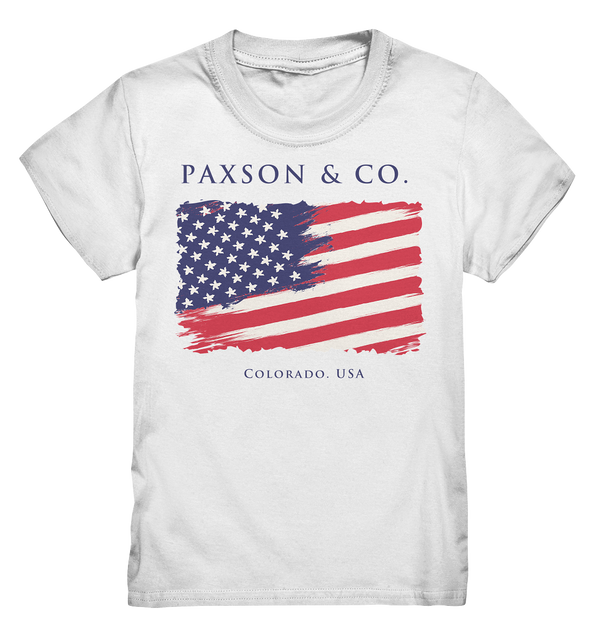 PAXSON Kids US Flag - Kids Premium Shirt